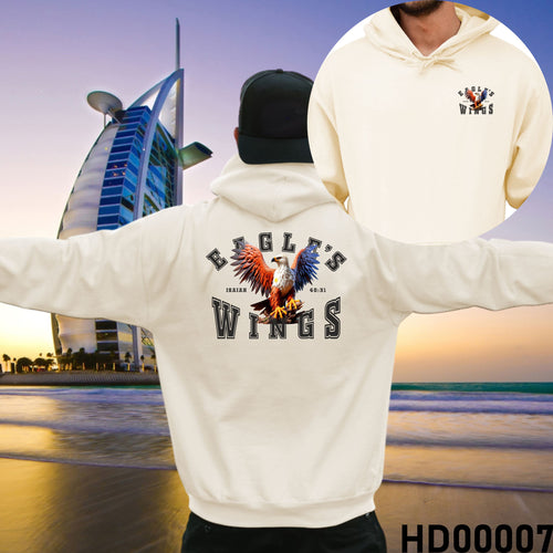 Eagle's Wings | Isaiah 40:31 Christian Bible Verse Hooded Sweatshirt