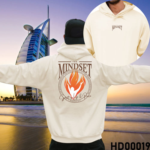 The Mindset | Romans 8:6 Christian Bible Verse Hooded Sweatshirt