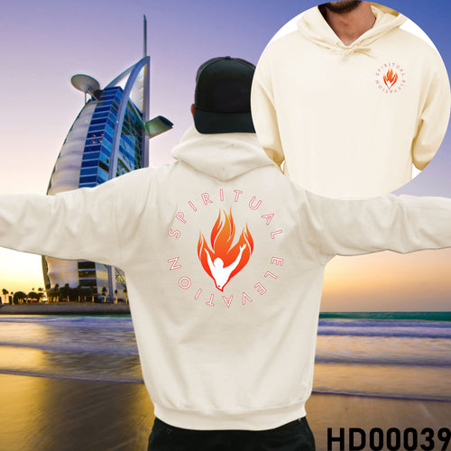 Spiritual Elevation Christian Bible Verse Hooded Sweatshirt