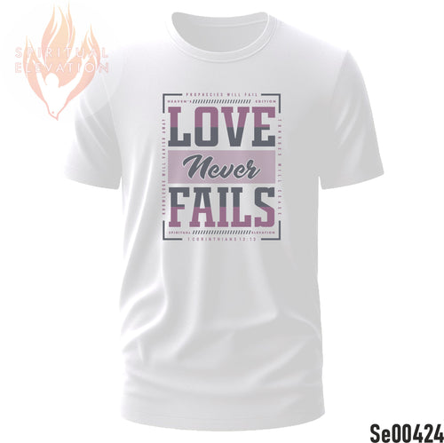 Love Never Fails | Purple Grey