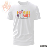 Love Never Fails |  Corinthians 13:8 | Boho