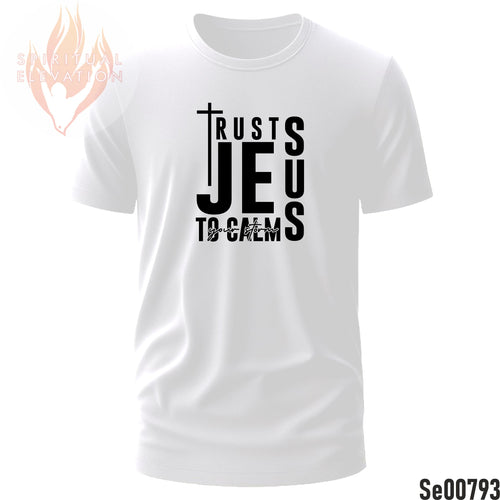 Trust Jesus To Calm YoOur Storm | Black and White