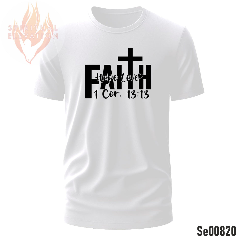 Faith Hope Love | 1 Corinthians 13:13| Black and White