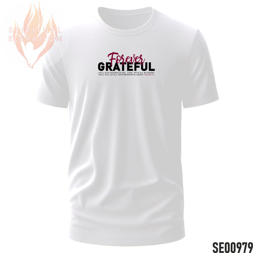 Forever Grateful - Purple  | Psalm 9:1 | Minimalist