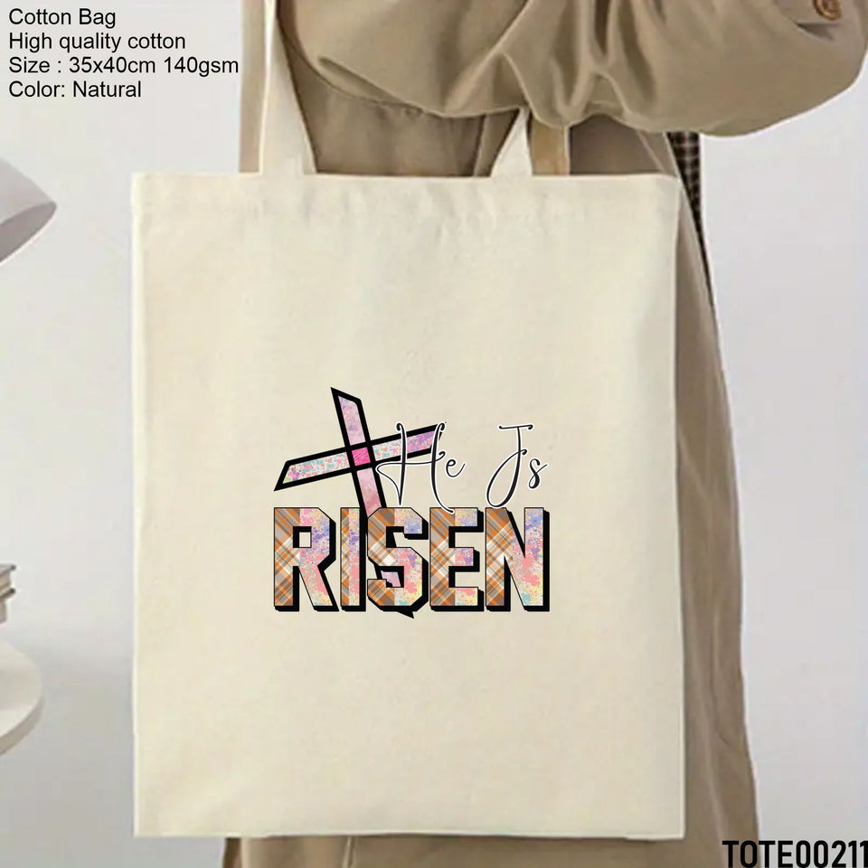 Design 201 - 220 Spiritual Elevation Tote Bag | Christian Gifts for Women | Faith Based Gifts | Christian Canvas Bags for Women