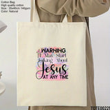 Design 221 - 240 Spiritual Elevation Tote Bag | Christian Gifts for Women | Faith Based Gifts | Christian Canvas Bags for Women