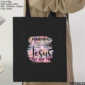 Design 221 - 240 Spiritual Elevation Tote Bag | Christian Gifts for Women | Faith Based Gifts | Christian Canvas Bags for Women