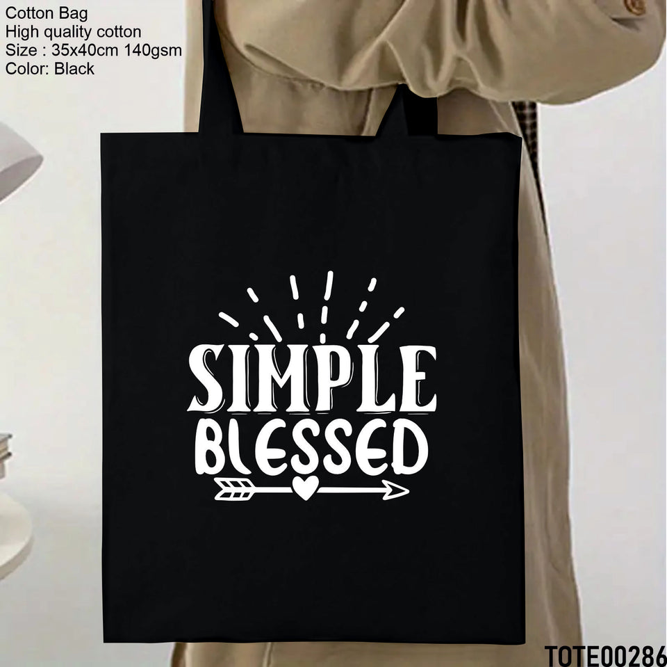 Design 281 - 300 Spiritual Elevation Tote Bag | Christian Gifts for Women | Faith Based Gifts | Christian Canvas Bags for Women