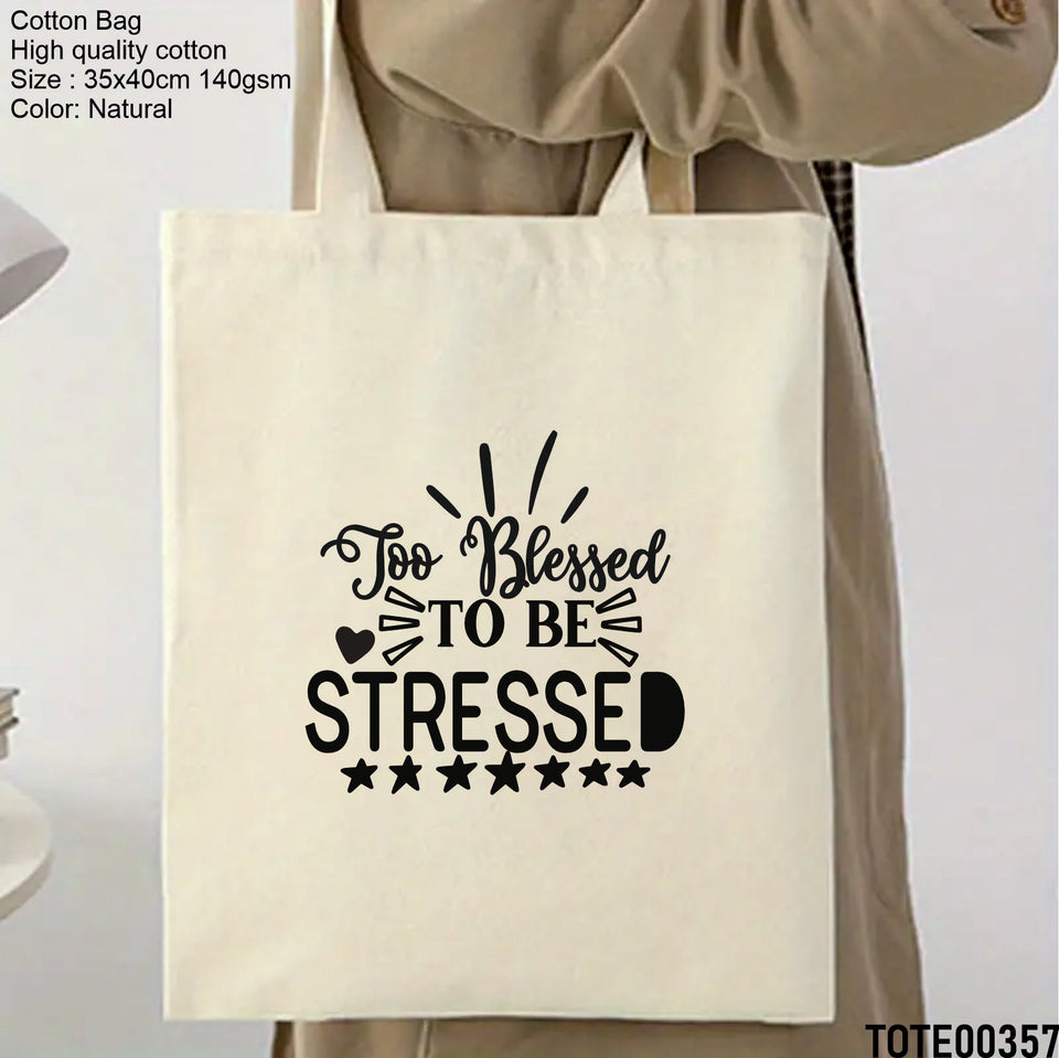 Design341 - 360 Spiritual Elevation Tote Bag | Christian Gifts for Women | Faith Based Gifts | Christian Canvas Bags for Women