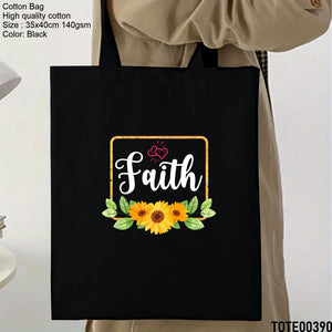 Design 381 - 400 Spiritual Elevation Tote Bag | Christian Gifts for Women | Faith Based Gifts | Christian Canvas Bags for Women