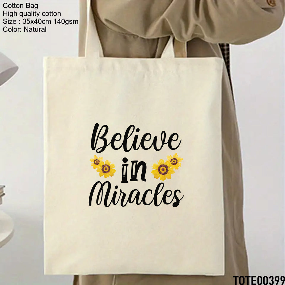 Design 381 - 400 Spiritual Elevation Tote Bag | Christian Gifts for Women | Faith Based Gifts | Christian Canvas Bags for Women