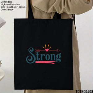 Design 401 - 420 Spiritual Elevation Tote Bag | Christian Gifts for Women | Faith Based Gifts | Christian Canvas Bags for Women