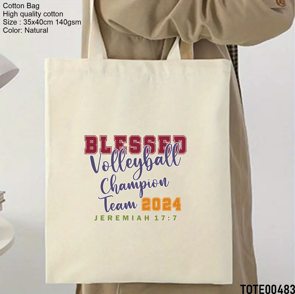 Design 481 - 500 Spiritual Elevation Tote Bag | Christian Gifts for Women | Faith Based Gifts | Christian Canvas Bags for Women